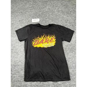 DARE T Shirt Mens Medium Black Cotton Graphic Keeping Kids Off Drugs Crew Neck